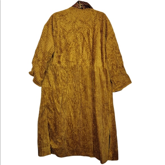 Free People Delphine Kimono Gold Coat XS/S - Picture 3 of 11